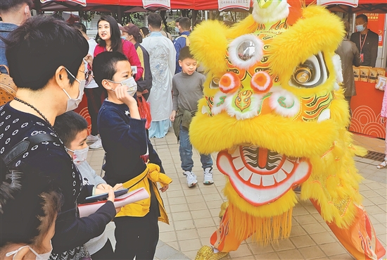 南國(guó)醒獅現(xiàn)場(chǎng)展示