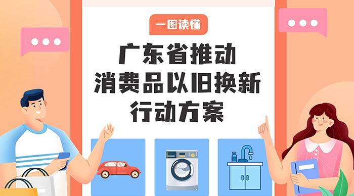 一圖讀懂廣東省推動(dòng)消費(fèi)品以舊換新行動(dòng)方案